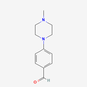 molecular formula C12H16N2O B1299057 4-(4-Methylpiperazino)benzaldehyde CAS No. 27913-99-1