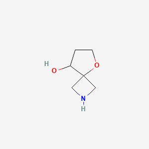 molecular formula C6H11NO2 B12990712 5-Oxa-2-azaspiro[3.4]octan-8-ol 