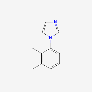 molecular formula C11H12N2 B12990823 1-(2,3-Dimethylphenyl)-1H-imidazole CAS No. 25371-99-7