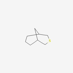 molecular formula C8H14S B12990836 3-Thiabicyclo[3.3.1]nonane 