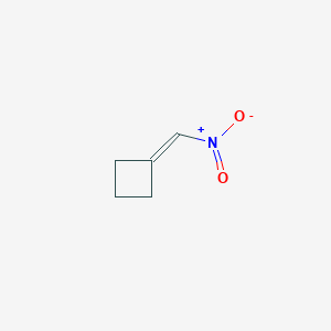 molecular formula C5H7NO2 B12990997 (Nitromethylene)cyclobutane CAS No. 2052955-66-3