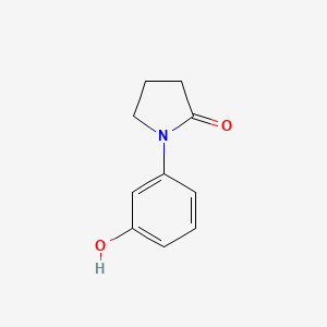 1-(3-Hydroxyphenyl)pyrrolidin-2-one