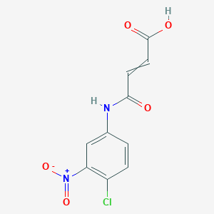 molecular formula C10H7ClN2O5 B1299110 4-(4-Chloro-3-nitroanilino)-4-oxobut-2-enoic acid 