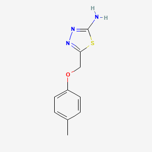 5-[(4-Methylphenoxy)methyl]-1,3,4-thiadiazol-2-amine