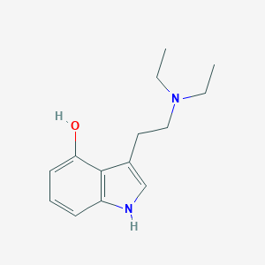molecular formula C14H20N2O B129912 4-Hydroxy-N,N diethyltryptamine CAS No. 22204-89-3
