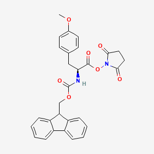 molecular formula C29H26N2O7 B12991474 Fmoc-Tyr(Me)-OSu 