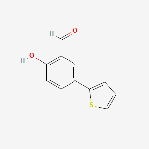 molecular formula C11H8O2S B1299153 2-Hydroxy-5-(2-thienyl)benzaldehyde CAS No. 215023-65-7