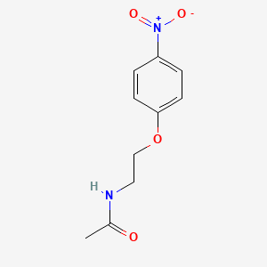 molecular formula C10H12N2O4 B12991848 N-(2-(4-Nitrophenoxy)ethyl)acetamide CAS No. 22404-13-3