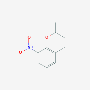 molecular formula C10H13NO3 B12991883 2-Isopropoxy-1-methyl-3-nitrobenzene CAS No. 1208077-37-5