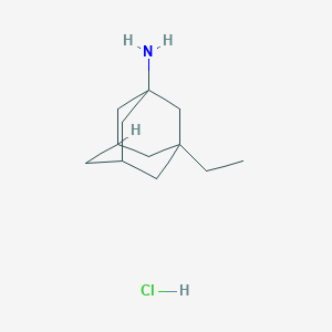 molecular formula C12H22ClN B129922 3-乙基金刚烷-1-胺盐酸盐 CAS No. 80121-67-1