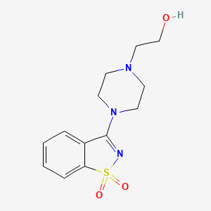 2-[4-(1,1-Dioxido-1,2-benzisothiazol-3-YL)piperazin-1-YL]ethanol