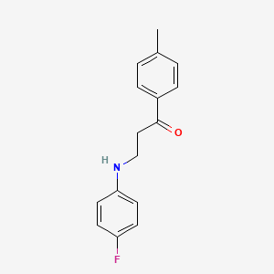 3-(4-Fluoroanilino)-1-(4-methylphenyl)-1-propanone