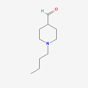 molecular formula C10H19NO B12992609 1-Butylpiperidine-4-carbaldehyde 