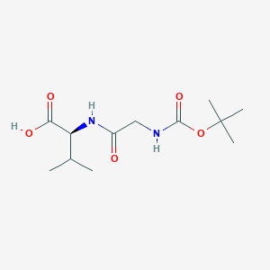 (S)-2-(2-((tert-Butoxycarbonyl)amino)acetamido)-3-methylbutanoic acid