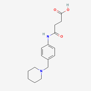 N-(4-Piperidin-1-ylmethyl-phenyl)-succinamic acid