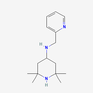 molecular formula C15H25N3 B1299297 Pyridin-2-ylmethyl-(2,2,6,6-tetramethyl-piperidin-4-yl)-amine CAS No. 626213-08-9