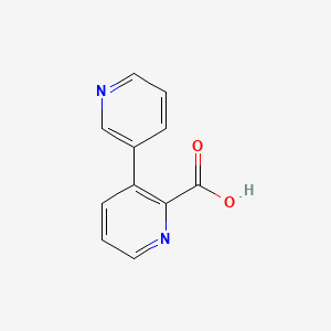 molecular formula C11H8N2O2 B12992993 [3,3'-Bipyridine]-2-carboxylic acid 