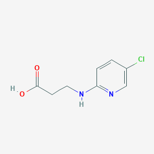molecular formula C8H9ClN2O2 B1299306 3-(5-Chloro-pyridin-2-ylamino)-propionic acid 