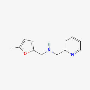 molecular formula C12H14N2O B1299311 (5-Methyl-furan-2-ylmethyl)-pyridin-2-ylmethyl-amine CAS No. 724757-72-6