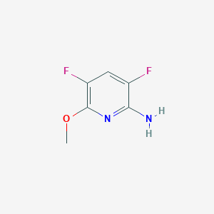 molecular formula C6H6F2N2O B129932 3,5-Difluoro-6-methoxypyridin-2-amine CAS No. 141452-93-9