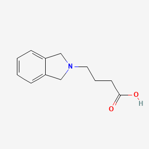 molecular formula C12H15NO2 B1299320 4-(1,3-Dihydro-isoindol-2-yl)-butyric acid CAS No. 799266-56-1
