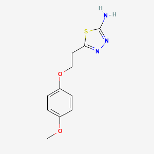 5-[2-(4-Methoxy-phenoxy)-ethyl]-[1,3,4]thiadiazol-2-ylamine