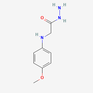 2-(4-Methoxyanilino)acetohydrazide