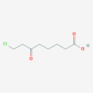 molecular formula C8H13ClO3 B12993456 6-Oxo-8-chlorooctanoic Acid 