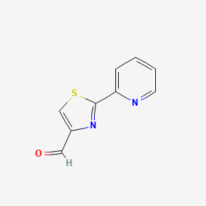 4-Thiazolecarboxaldehyde, 2-(2-pyridinyl)-