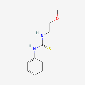 molecular formula C10H14N2OS B1299371 1-(2-Methoxyethyl)-3-phenylthiourea CAS No. 363572-88-7