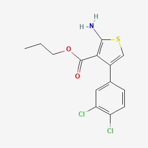 Propyl 2-amino-4-(3,4-dichlorophenyl)thiophene-3-carboxylate