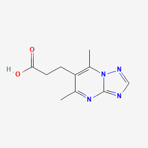 3-(5,7-Dimethyl[1,2,4]triazolo[1,5-a]pyrimidin-6-yl)propanoic acid