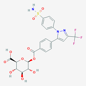 molecular formula C23H20F3N3O10S B129939 Celecoxib metabolite M1 CAS No. 264236-79-5