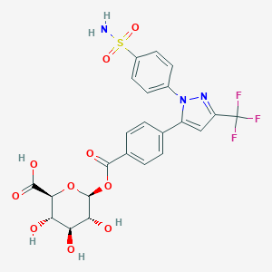 molecular formula C23H20F3N3O10S B129939 Unii-U914cmx58G CAS No. 264236-79-5