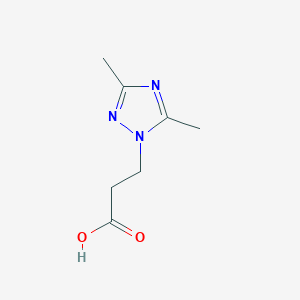 3-(3,5-dimethyl-1H-1,2,4-triazol-1-yl)propanoic acid