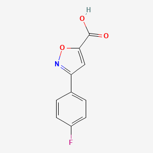 3-(4-Fluorophenyl)isoxazole-5-carboxylic acid