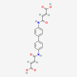E,E-3-[4'-(3-Carboxy-acryloylamino)-biphenyl-4-ylcarbamoyl]-acrylic acid