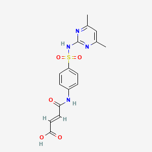 3-[4-(4,6-Dimethyl-pyrimidin-2-ylsulfamoyl)phenylcarbamoyl]-acrylic acid