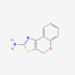 molecular formula C10H8N2OS B1299413 4H-chromeno[4,3-d]thiazol-2-amine CAS No. 31877-68-6
