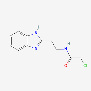 N-[2-(1H-Benzoimidazol-2-yl)-ethyl]-2-chloro-acetamide