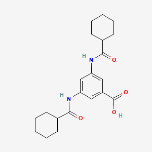 3,5-Bis-(cyclohexanecarbonyl-amino)-benzoic acid