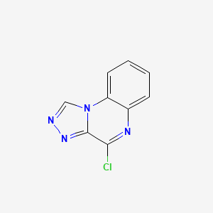 molecular formula C9H5ClN4 B1299427 4-Chloro[1,2,4]triazolo[4,3-a]quinoxaline CAS No. 62603-54-7