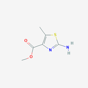 molecular formula C6H8N2O2S B1299437 Methyl 2-amino-5-methylthiazole-4-carboxylate CAS No. 63257-03-4