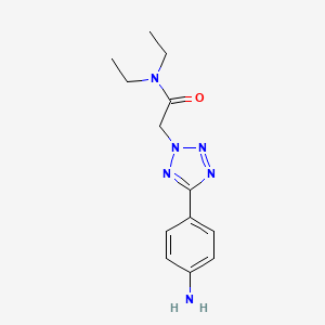 2-[5-(4-Amino-phenyl)-tetrazol-2-yl]-N,N-diethyl-acetamide