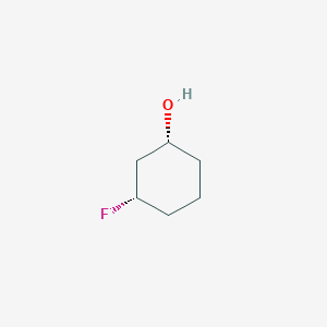 molecular formula C6H11FO B12994438 Rel-(1R,3S)-3-fluorocyclohexan-1-ol 