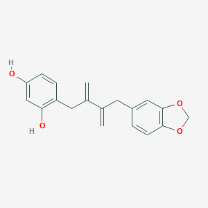 molecular formula C19H18O4 B129945 Anolignan A CAS No. 158081-97-1