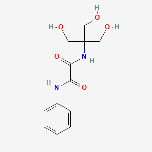 molecular formula C12H16N2O5 B1299455 N-[2-hydroxy-1,1-bis(hydroxymethyl)ethyl]-N'-phenylethanediamide CAS No. 61206-72-2