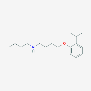 N-butyl-4-(2-propan-2-ylphenoxy)butan-1-amine