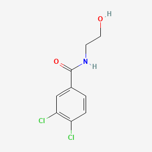 molecular formula C9H9Cl2NO2 B1299470 3,4-dichloro-N-(2-hydroxyethyl)benzamide CAS No. 28298-26-2
