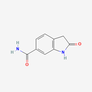 molecular formula C9H8N2O2 B12994793 2-Oxoindoline-6-carboxamide 